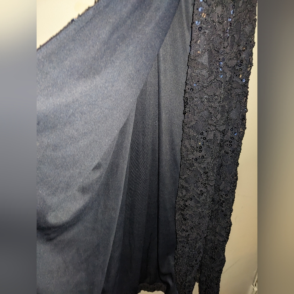 Two piece set evening/Prom navy dress size 3/4 - Picture 7 of 12